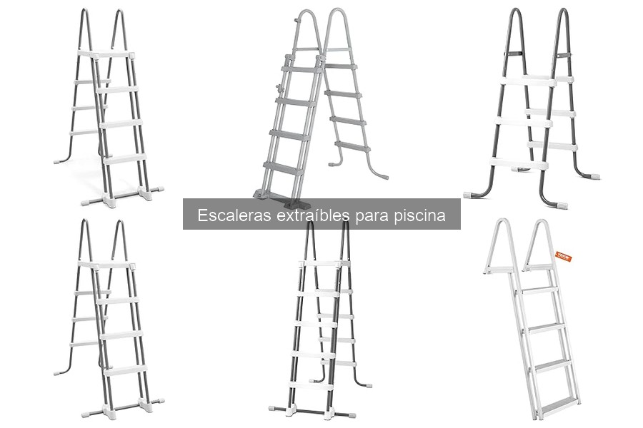Precios de escaleras extraíbles para piscina: guías y rangos