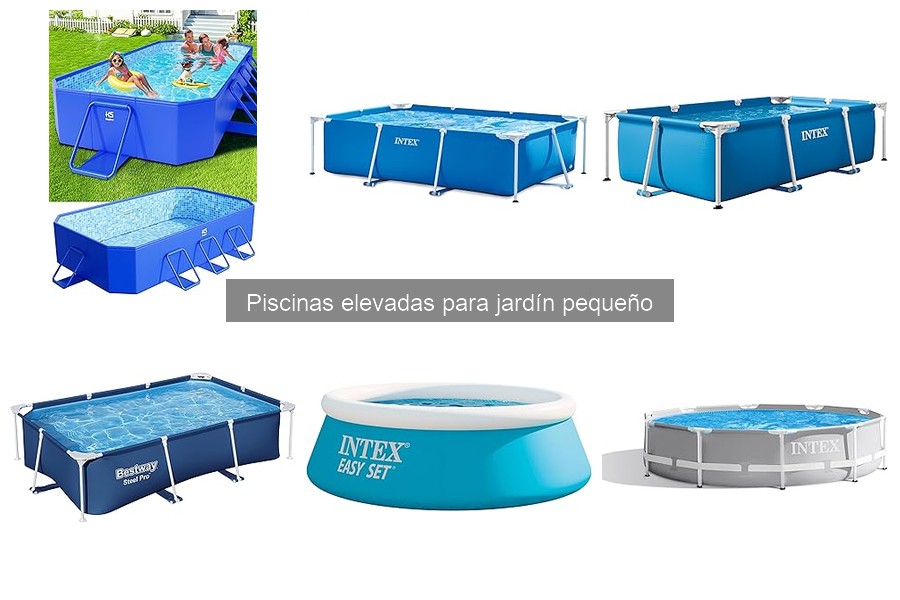 Precios de piscinas elevadas para jardín pequeño en 2023