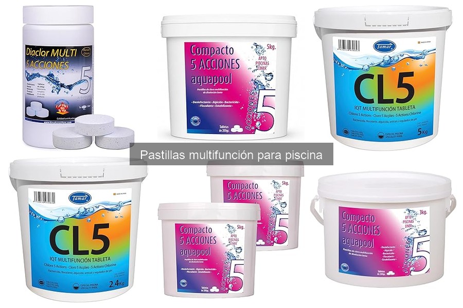 Precios y dónde comprar pastillas multifunción para piscina