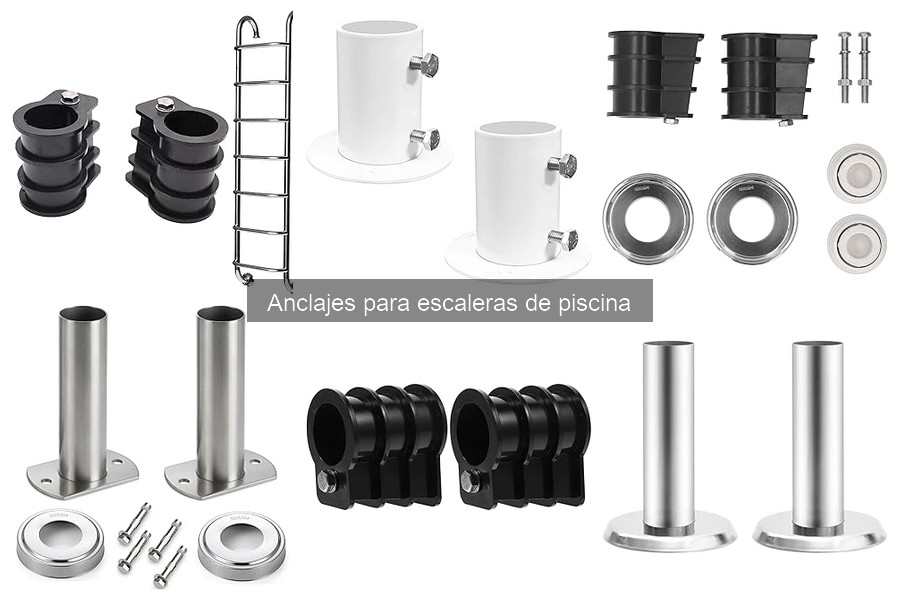 Precios y opciones para anclajes de escaleras de piscina