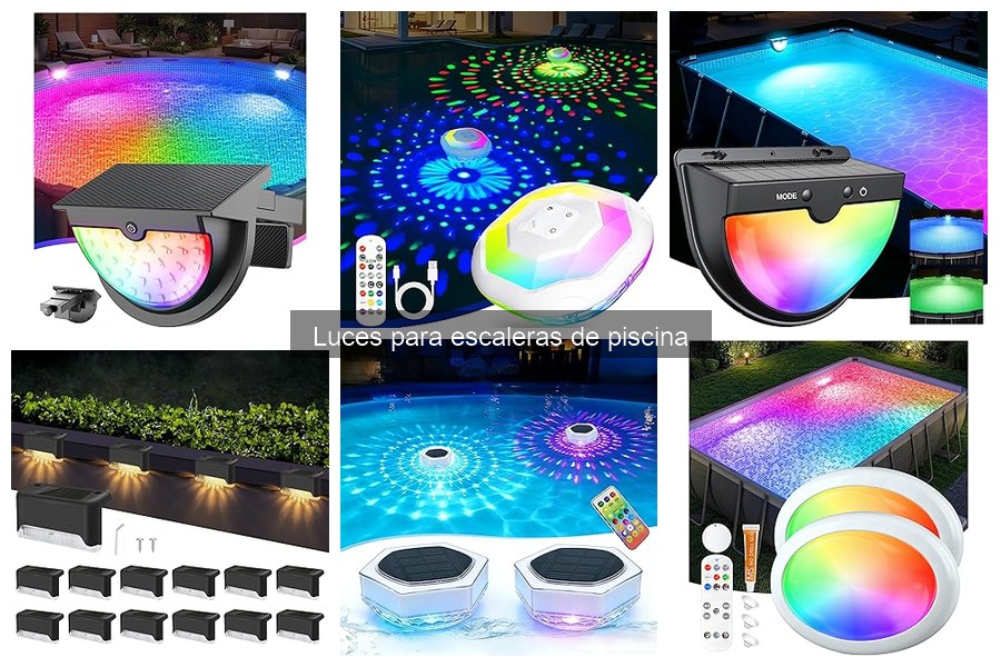 Preguntas frecuentes sobre luces para escaleras de piscina