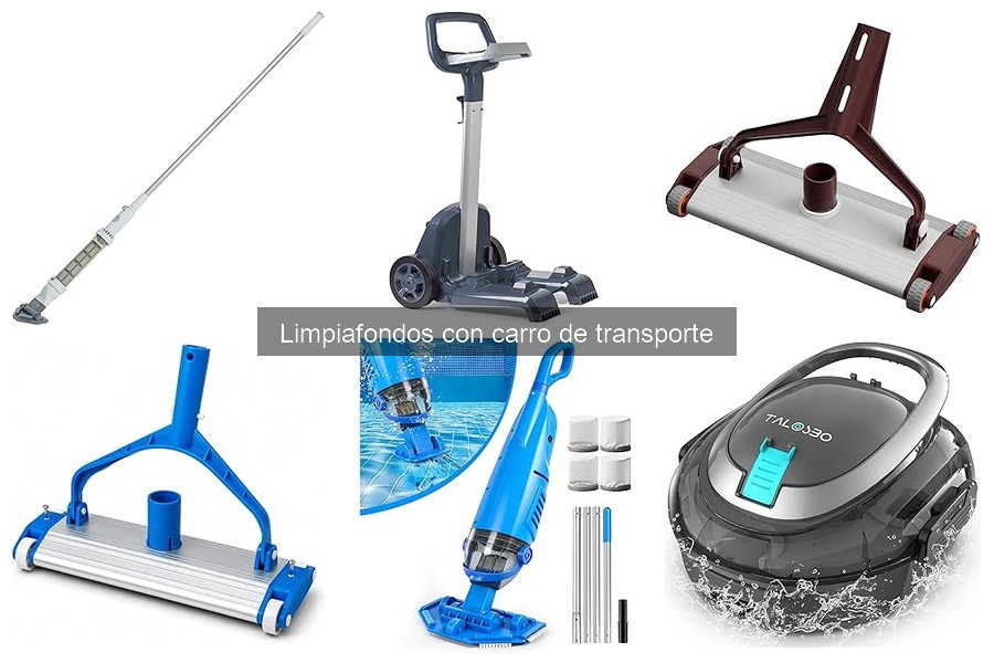 Problemas comunes con limpiafondos con carro de transporte