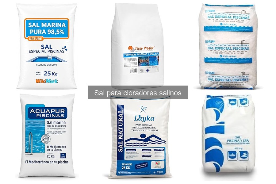 ¿Qué es la sal para cloradores salinos y cómo funciona?