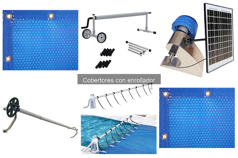 ¿Qué es un cobertor con enrollador para piscina?