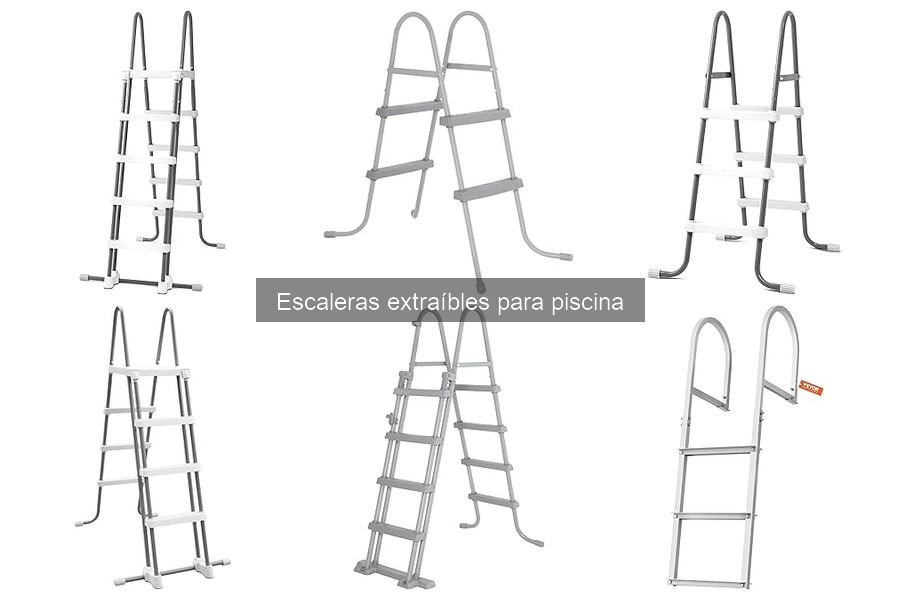 ¿Qué son las escaleras extraíbles para piscina?