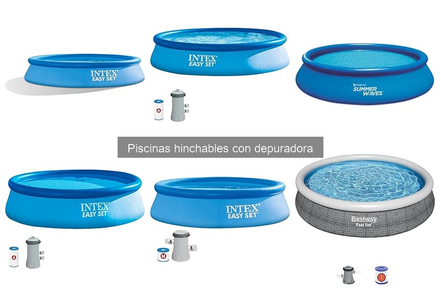 ¿Qué son las piscinas hinchables con depuradora?