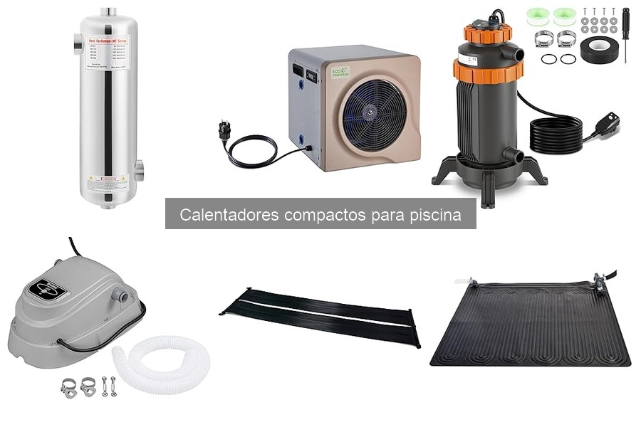 ¿Qué son los calentadores compactos para piscina?