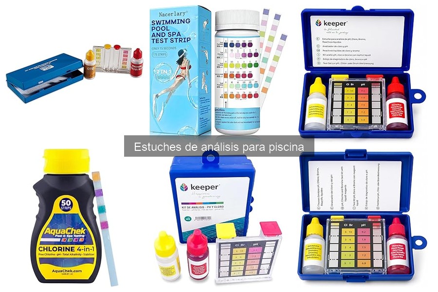 ¿Qué son los estuches de análisis para piscina?