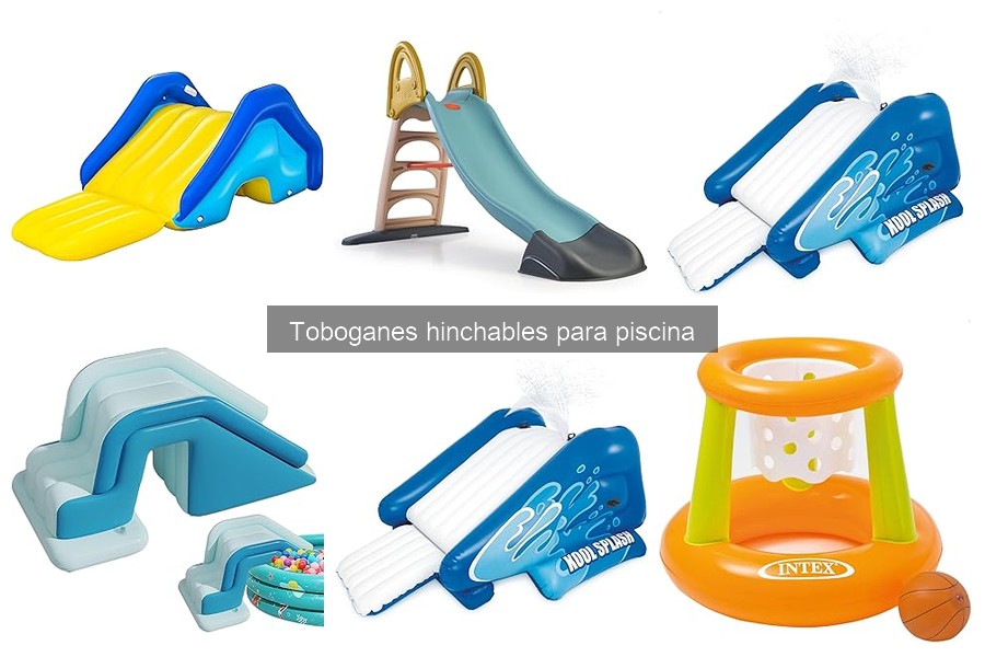 ¿Qué son los toboganes hinchables para piscina?