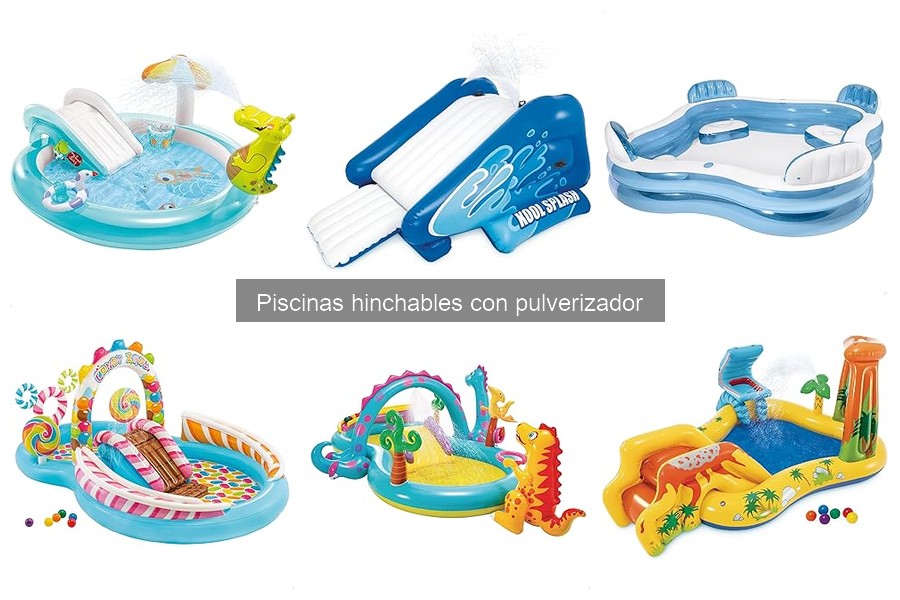 Seguridad y precauciones en piscinas hinchables con pulverizador