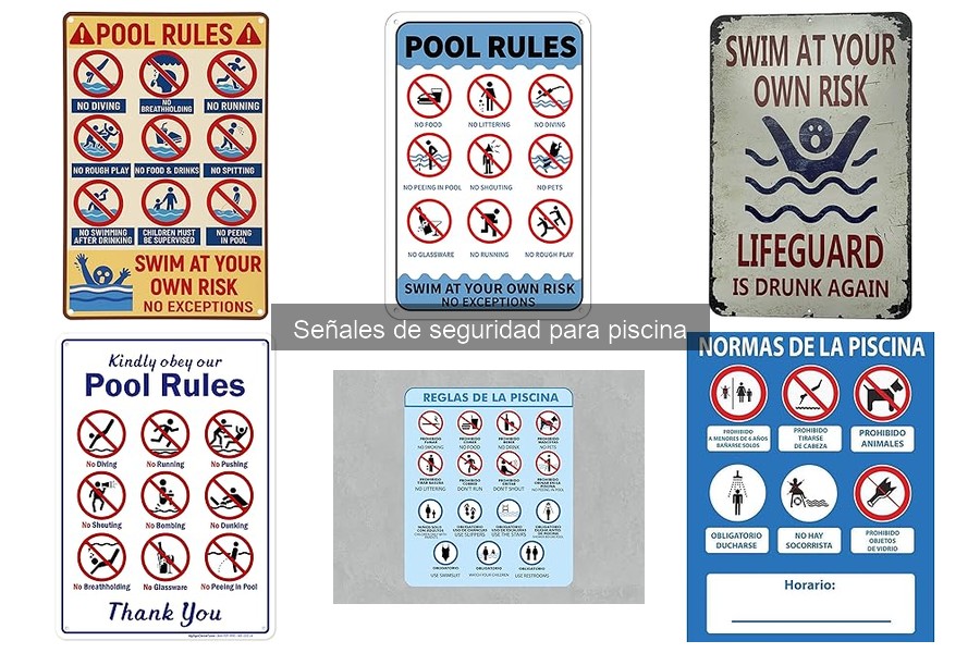 Señales de Seguridad Obligatorias en Piscinas Públicas