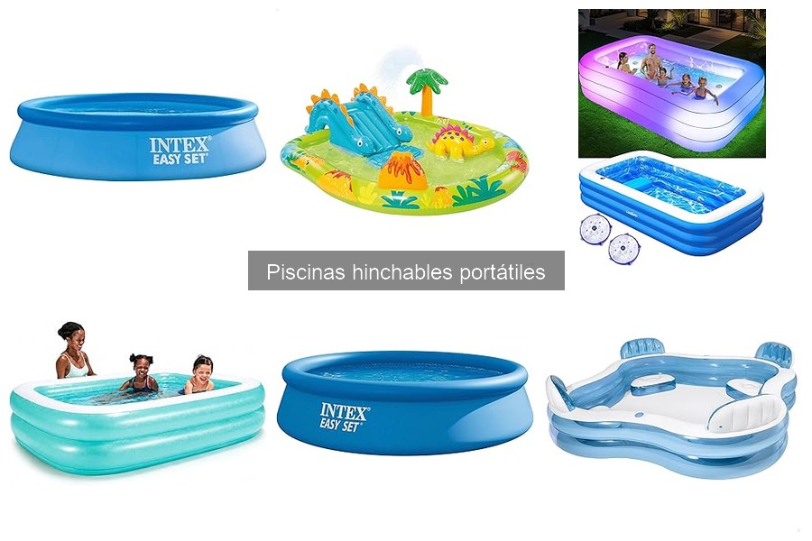 ¿Son resistentes las piscinas hinchables portátiles?