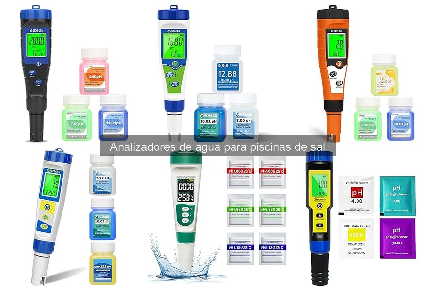 Tipos de analizadores de agua para piscinas de sal