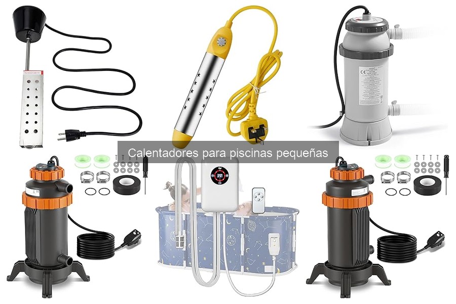 Tipos de calentadores para piscinas pequeñas: comparación y uso