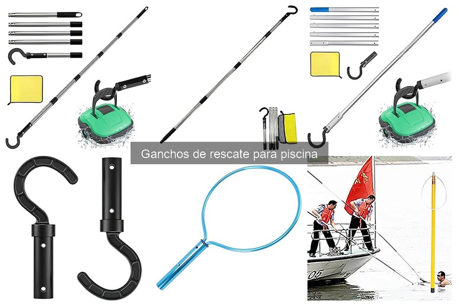 Tipos de ganchos de rescate para piscina: guía completa