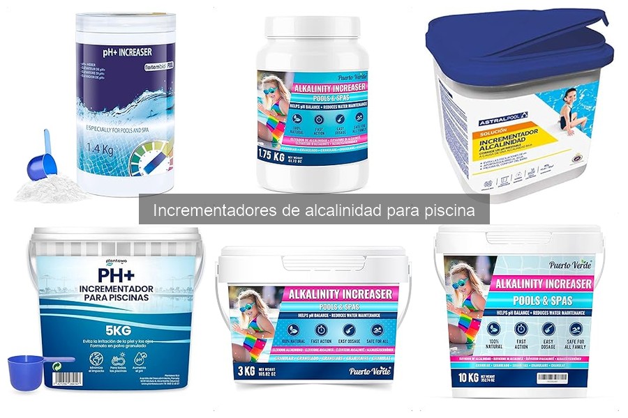 Tipos de incrementadores de alcalinidad para piscina