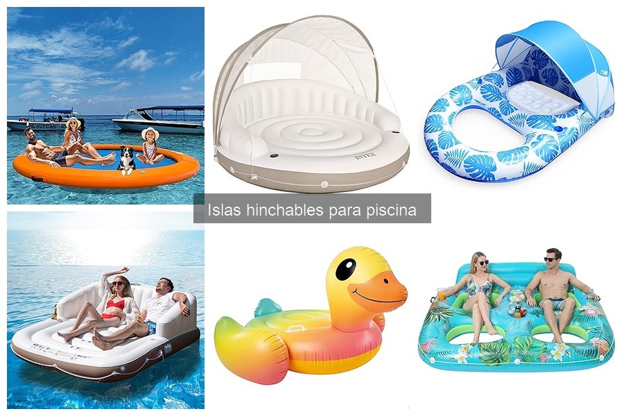 Tipos de islas hinchables para piscina: diseños y funcionalidades