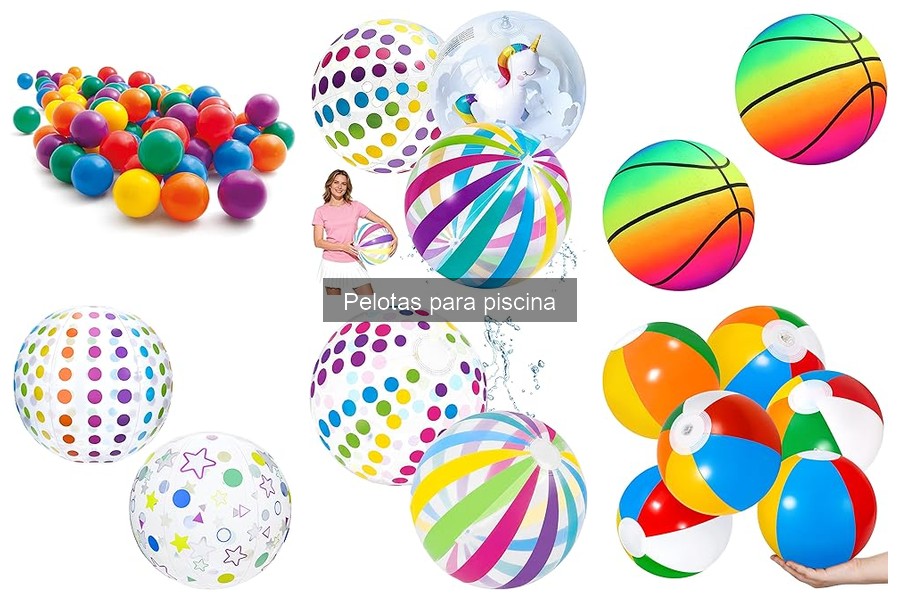 Tipos de pelotas para piscina: guía de uso y características