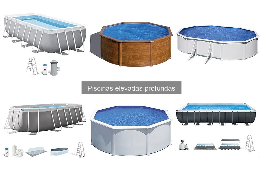 Tipos de Piscinas Elevadas Profundas: Opciones en el Mercado