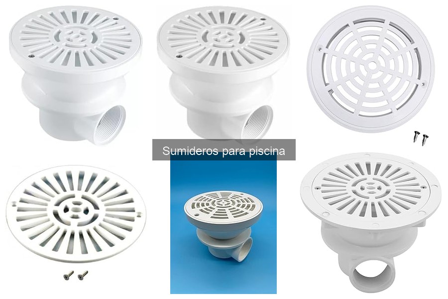 Tipos de sumideros para piscina: guía completa