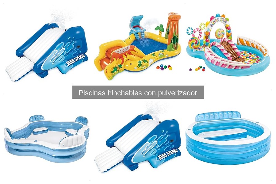 Todo sobre las piscinas hinchables con pulverizador