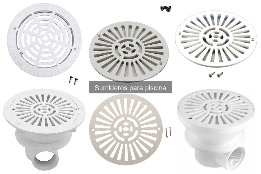 Todo sobre los sumideros para piscina: funciones y tipos