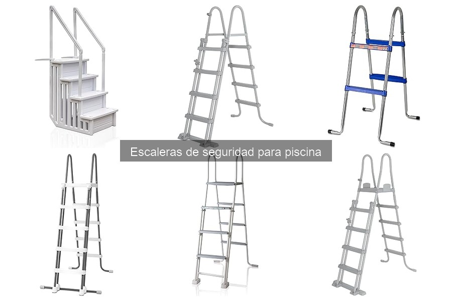 Ventajas de escaleras de seguridad en piscinas desmontables