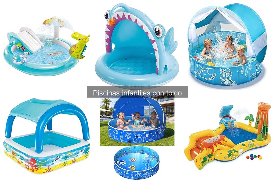Ventajas de las piscinas infantiles con toldo para tus hijos