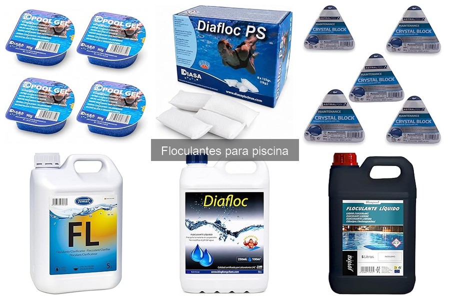 Ventajas y desventajas de los floculantes para piscina