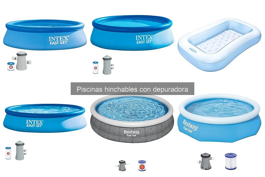 Ventajas y desventajas de piscinas hinchables con depuradora